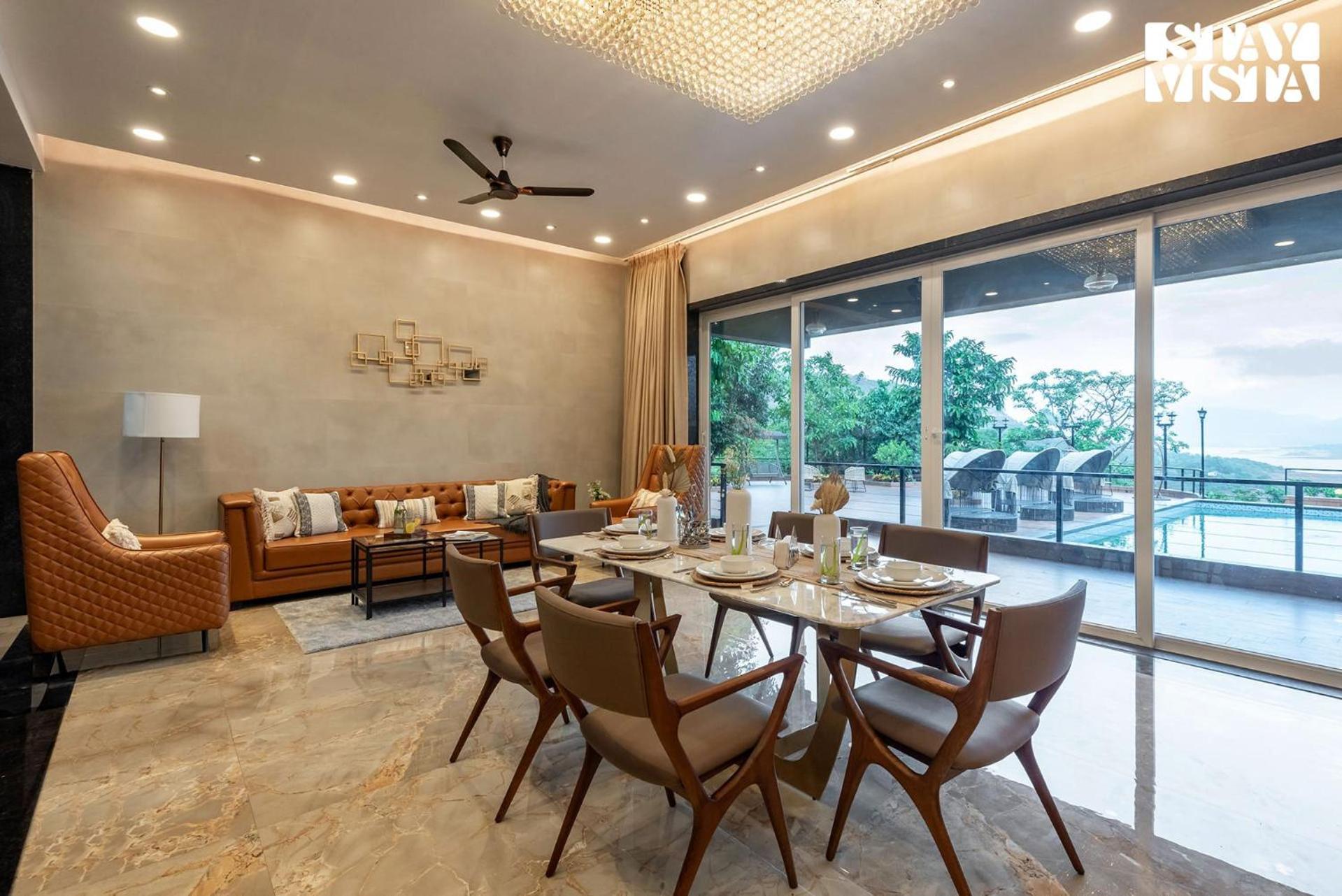 Stayvista At La Nirvana With Pool, Music Speaker & Indoor-Outdoor Game Lonavala Exterior foto