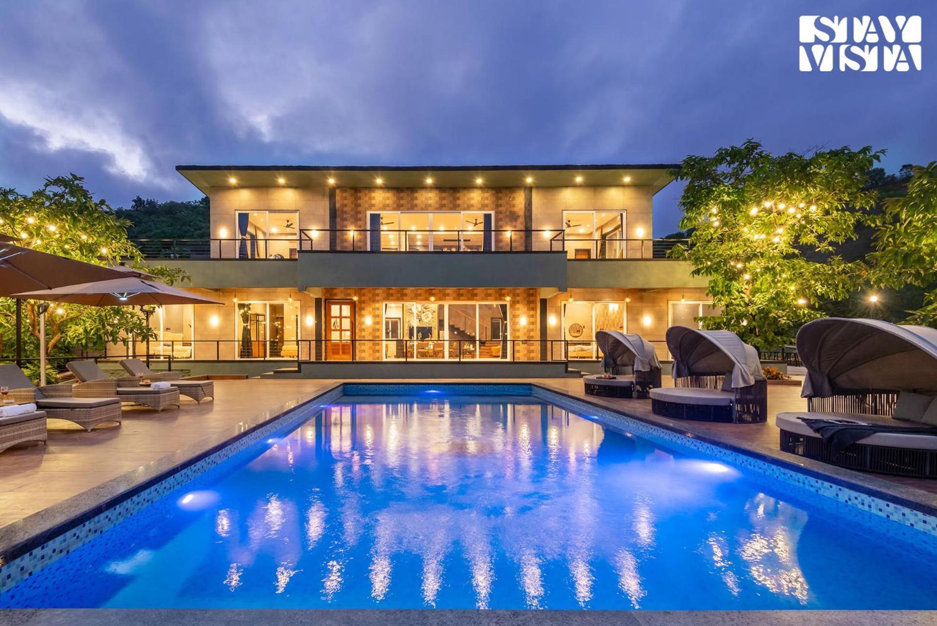 Stayvista At La Nirvana With Pool, Music Speaker & Indoor-Outdoor Game Lonavala Exterior foto